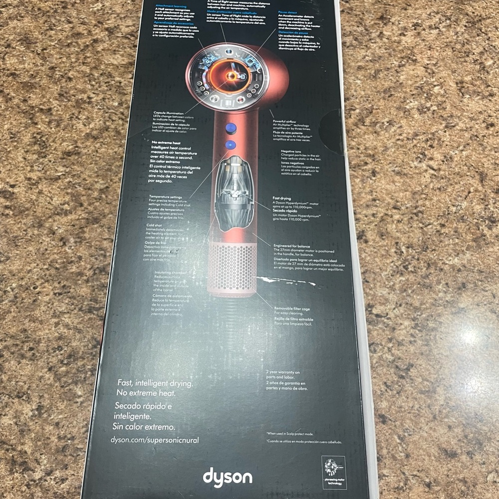 NEW NIB DYSON SUPERSONIC NURAL  Hair Dryer - Picture 11 of 12